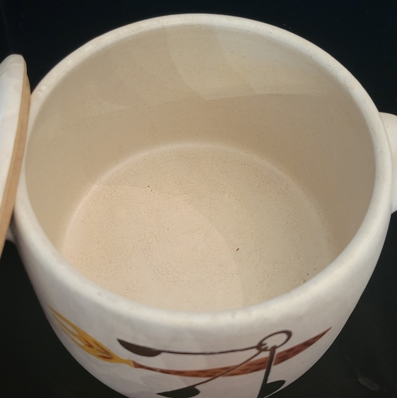 Vintage Mid Century 1950s WEST BEND USA Pottery STONEWARE. Crock or Bean Pot. - Picture 4 of 7